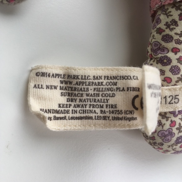 Organic Patterned Rattle | Bunny Rabbit - Picture 6 of 6